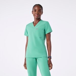 Figs Catarina One-Pocket Scrub Top SZ Large